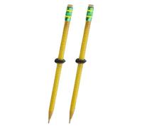 Generisch Lot de 2 stylos rotatifs et d'écriture avec écrou fileté, aide à la concentration et à l'écriture silencieux, pour l'école, le bureau et la maison