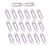 Generisch Lot de 20 clips à crayons métalliques - Réutilisables et élégants - Porte-stylos en métal - Pour journal, livre, agenda, carnet, école, salle de classe, voyage, salle de réunion