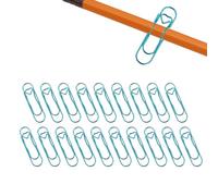 Generisch Lot de 20 clips à stylo - Accessoires de papeterie - En métal - Pour carnet de notes - Pour les voyages, les trajets scolaires, les classes, les journaux, les livres
