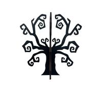 Generisch Lot de 3 cadres photo d'Halloween - Présentoir en bois pour table ou étagère - Ornement décoratif d'Halloween, pour photos, fêtes ou décoration d'intérieur saisonnière