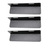 Generisch Lot de 3 cloisons de séparation de coffre en métal | Blocs de sécurité de chargement pour aliments, équipements de sport, sacs de courses, SUV et voiture