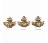 Generisch Lot de 3 grandes feuilles de chêne décoratives avec filetage et vis pour armes à chandelier