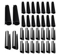 Generisch Lot de 32 clips pour bâche de piscine - Paroi en acier de 4,7 pouces - Pinces de protection pour piscine d'hiver - Accessoires non inondés pour la sécurité