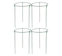 Generisch Lot de 4 piquets ronds robustes pour pivoines, roses, orchidées, dahlias, vignes, maison, intérieur et extérieur, jardin