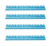 Generisch Lot de 4 plateaux Mahjong avec curseurs magnétiques - Accessoires Mahjong - Support en coquillage - Pour femmes, retraités, débutants, collectionneurs, maison, fêtes, soirées de jeu