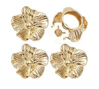 Generisch Lot de 4 protège-boutons - Accessoires de chemise - Réutilisables - Pour filles, femmes, femmes, chemisiers, vêtements quotidiens, affaires, rendez-vous et mariage, or, Siehe Beschreibung