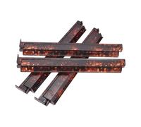 Generisch Lot de 4 supports de mahjong - ABS 44,6 x 8 x 2,5 cm - Mini règle de mahjong antidérapant et anti-rayures - Support de brique magnétique - Organiseur pour salle de jeux, voyage, club