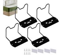 Generisch Lot de 4 supports de matelas antidérapants pour matelas - Outil de literie antidérapant pour chambre d'amis, chambre d'enfant, sol, canapé, chambre à coucher