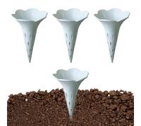 Generisch Lot de 4 tuyaux d'aération de sol universels contre les excès d'eau, tuyaux d'aération pour substrat de plantation, pour jardin, balcon, terrasse, salon, décoration