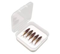 Generisch Lot de 5 appâts de pêche à - Appâts de pêche efficaces et réalistes - Appâts artificiels d'eau douce et leurres de pêche - Pour camping, randonnée, trekking au bord du lac et