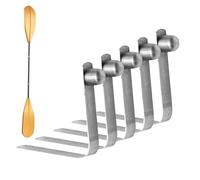 Generisch Lot de 5 clips de verrouillage de positionnement en forme de V - Support de pagaie pour kayak - Pour tente, auvent, voile d'ombrage, bateau, tube, camping, extérieur