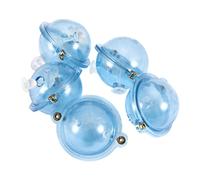 Generisch Lot de 5 flotteurs de pêche et flotteurs - Flotteurs sphériques creux - Accessoires de pêche crappie - Pour adultes pêcheurs en eau salée, eau douce, perche, truite, perche bleue, brasse en