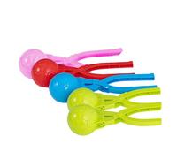 Generisch Lot de 5 outils pour jouer avec boules de neige - Pince boule de neige - Artefact (jaune, taille unique)