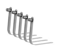 Generisch Lot de 5 pinces de positionnement en forme de V | Support de poteau de tente pour camping, kayak, extérieur, auvent, bateau gonflable, bateau, auvent