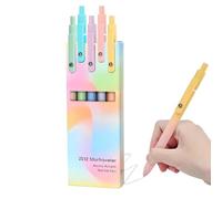 Generisch Lot de 5 stylos à encre gel à pointe fine, polyvalents pour amis, collègues, enseignants, étudiants
