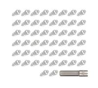 Generisch Lot de 50 crampons à neige pour voiture, camion, vélo, 6 mm