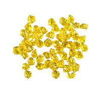 Generisch Lot de 50 faux cristaux en acrylique - Roches glacées transparentes - Diamants - Vase - Centre de vase - Pour table de fête, mariage (I, taille unique)