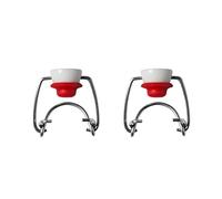 Generisch Lot de 6 bouchons ronds de rechange en céramique pour bouteilles en verre, avec bouchon à étrier, réutilisables, pour bouteilles en verre, bouchons à étrier compatibles avec les bouteilles