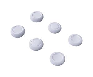 Generisch Lot de 6 capuchons de rechange antidérapants pour manettes de joystick, accessoires pour manette, tournoi d'e-sports, jeu , utilitaire de pour hommes, femmes,