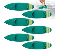 Generisch Lot de 6 planches à doigts de surf, à collectionner, pour enfants, adolescents, fenêtre, bureau, décoration de fête