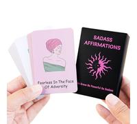 Generisch Lot de 60 Cartes d'affirmation pour Femmes - Cartes Quotidiennes de soi - Citations motivantes pour la méditation, Le Travail, Le Yoga, Les Voyages, Les Mamans, Les Adolescents