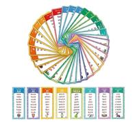 Generisch Lot de 60 cartes de mot de vue, d'apprentissage pour , lot de 60 cartes éducatives pour mots couramment utilisés - Pour filles, maison, école, salle de classe, salle de jeux