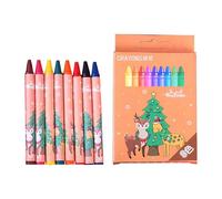 Generisch Lot de 8 crayons de de Noël, fournitures d'art et de peinture, pour, salle de classe, crayons de, pour peinture et projets d'artisanat à l'école, maternelle pour filles
