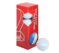 Generisch Lot de balles de golf - 3 balles de golf à grand vol - Équipement précis pour les débutants, balles de golf d'extérieur portables - Cadeau pour père mari - Pour s'entraîner dans le jardin