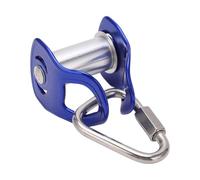 Generisch Lot de poulies de tyrolienne - Rouleau en aluminium résistant pour ninja et jardin - Accessoires d'escalade d'extérieur avec - Patins de corde sûrs pour parcours d'obstacles et
