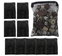 Generisch Lot de sacs filtrants en maille fine pour aquarium - Anti-fuite - Pour eau douce, eau salée et aquariums