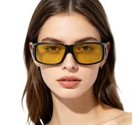 Generisch Lunettes de conduite transparentes - Protection UV et lunettes de polarisées - Lunettes de conduite pour les trajets nocturnes - Pour la pêche, l'alpinisme, le camping, la randonnée