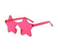 Generisch Lunettes de en forme d'étoile - Pour anniversaire, festivals de musique, Halloween, soirées à thème, concerts, vacances, vie quotidienne, piscine, Noël, Rose chaud, voir description