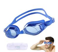 Generisch Lunettes de natation étanches, anti-buée, anti-buée, haute définition, lunettes de natation anti-éblouissement avec protection complète des yeux pour étangs, plages, piscines