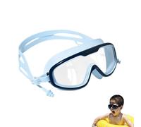 Generisch Lunettes de natation pour - Lentille PC, sangle réglable, 18 x 6 x 5 cm, 7,09 x 2,36 x 1,97 pouces | Lunettes de piscine anti-UV sans fuite, design sans pont de nez pour filles |
