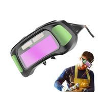 Generisch Lunettes de protection pour soudeur - Lunettes de protection pour travaux de soudage | Lunettes de protection anti-éblouissement à énergie solaire pour soudure, projet, fabrication, soudage
