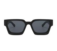 Generisch Lunettes de soleil de sport - Protection UV vintage - Lunettes de soleil ergonomiques avec monture carrée - Pour les loisirs, la conduite, les festivals et les activités de plein air, Noir