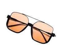 Generisch Lunettes de soleil pour femmes - Design tendance vintage - Verres de protection UV polarisés - Cadre à double pont pour les activités de plein air - Protection légère des yeux pour femmes et