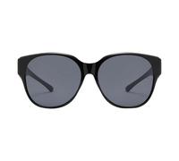 Generisch Lunettes de soleil, protection UV, avec filtre polarisant, lunettes légères anti-éblouissement UV400, pour la conduite, le vélo, le golf et les activités sportives, Noir clair., Voir