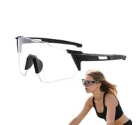 Generisch Lunettes de vélo photochromes - Lunettes de soleil polarisées pour adultes - Lunettes de sécurité UV400 pour la conduite, le jogging, le baseball et les activités de plein air