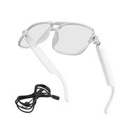 Generisch Lunettes intelligentes, lunettes intelligentes à traduction simultanée, lunettes intelligentes pour homme et femme avec appels vocaux et support vidéo, Transparent, Voir description