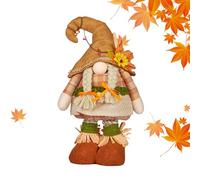 Generisch Lutin - Décoration d'automne - Figurines de Lutin - Accessoires pour la Maison et la Cuisine (Pieds télescopiques 37 à 50 cm)