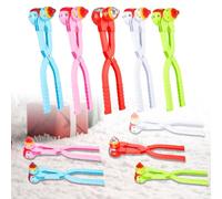 Generisch Machine à boules de neige d'hiver 2026 et bonhomme de neige (rouge, 38 x 12 cm)