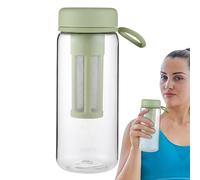 Generisch Machine à café bouillie à froid - Bouteille anti-fuite avec graduation, presse à café, accessoire de cuisine pour randonnée, camping, voyage, fitness, gym, randonnée, sports de plein air