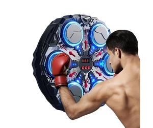 Generisch Machine de boxe à musique - Entraîneur de rythme mural - Équipement de frappe intelligent - Équipement d'entraînement de fitness interactif - Mallette d'accessoires de sport électroniques