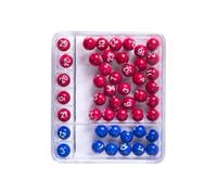 Generisch Machine de loterie - Sélection de numéro de loterie 5 x 2 cm - Sélecteur portable pour loterie - Machine de loterie portable avec boules, sélecteur de chiffres - Pour adultes