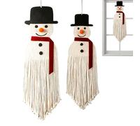 Generisch Macrame Décoration Murale - Décoration de Noël moderne, 2 pièces Boho Tenture Murale | Pour la maison, le salon, la chambre à coucher, l'appartement, le dortoir, la chambre d'enfant