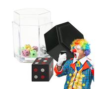 Generisch Magic Trick Toys-Exploding Dice Close Up Illusion Gimmick Set de Gadgets pour - Performance de Rue - Outil Professionnel - Apprentissage Facile - Transformation Amusante de Shaking