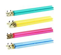 Generisch Mahjong Tessere 4 pièces soutenues avec le pusher américain 47 cm portable transparent pour jeux de société, débutants, famille