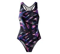 Generisch Maillot de bain 1 pièce pour fille et enfant - Élastique - Hawaï - Mode - Maillot de bain une pièce - Sans manches - Confortable, Bikini 13 bleu, 15-16 ans