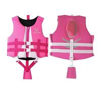 Generisch Maillot de bain 92 garçons et filles flottabilité cœur plongée en apnée natation rafting gilet maillot de bain 9 ans, Rose, 7-12years
